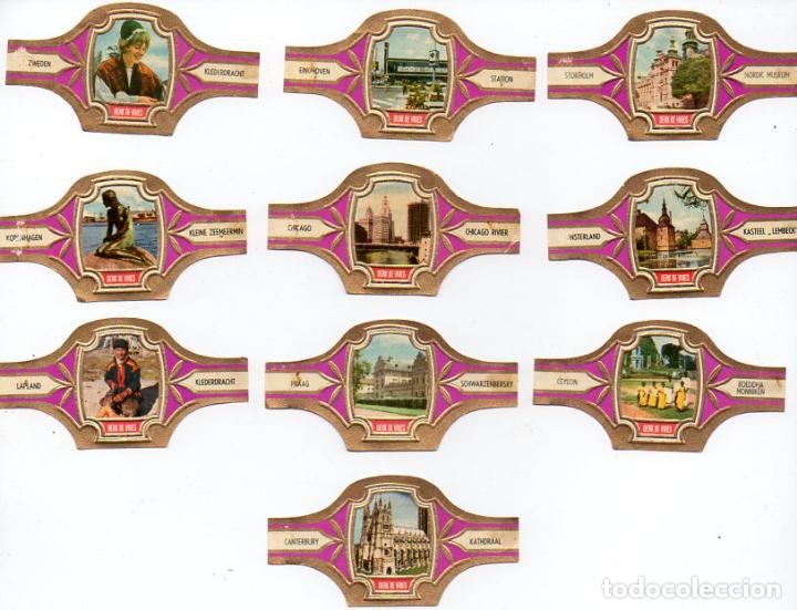 Vitolas de colecci&oacute;n: Vijosefa. Serie Derk de Vries Turismo 170. 10 vitolas