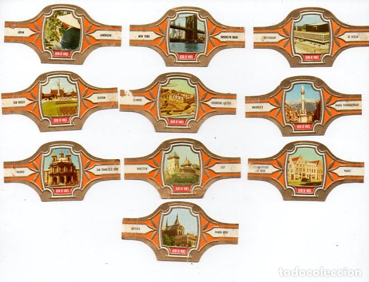 Vitolas de colecci&oacute;n: Vijosefa. Serie Derk de Vries Turismo 179. 10 vitolas