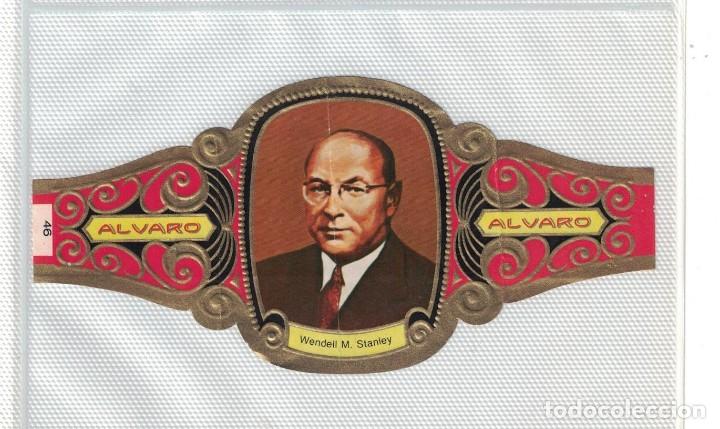 Sammlung von Banderolen: (XV-020) - Vitolas - Alvaro - Premios Nobel - Quimica n&ordm; 46 - WENDELL N. STANLEY
