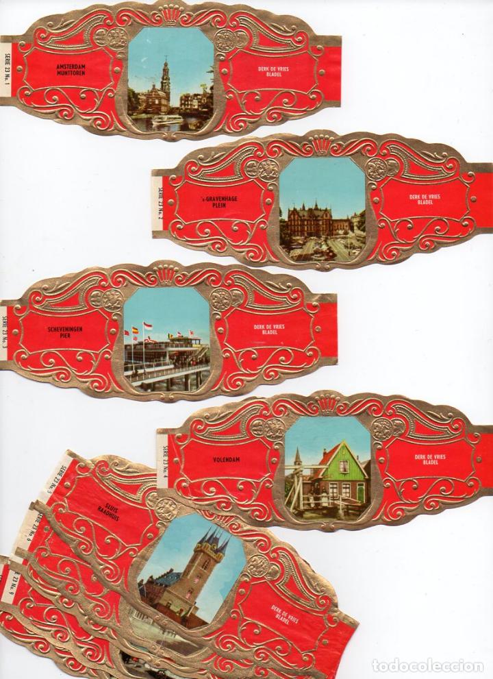 Vitolas de colecci&oacute;n: Vijosefa. Serie Derk de Vries - Vista de Holanda, serie 23. 10 vitolinas.