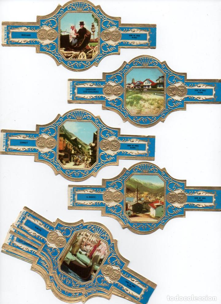 Vitolas de colecci&oacute;n: Vijosefa. Serie Derk de Vries -Turismo , serie 46. 10 vitolinas.