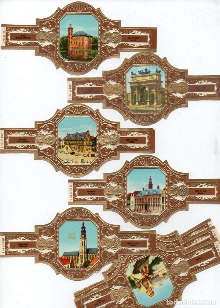 Vitolas de colecci&oacute;n: Vijosefa. Serie Derk de Vries -Turismo , serie 39. 10 vitolinas.