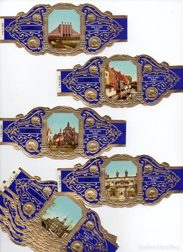 Vitolas de colecci&oacute;n: Vijosefa. Serie Derk de Vries -Turismo , serie 32. 10 vitolinas.