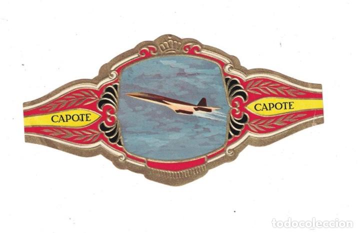 Bagues de cigare de collection: (XV-020) - Vitolas - Capote - Conquista del Espacio Serie A N&ordm; 21 - CONCORDE