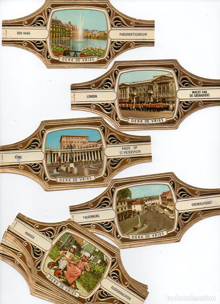 Vitolas de colecci&oacute;n: Vijosefa. Serie Derk de Vries -Turismo , serie 102. 10 vitolinas.