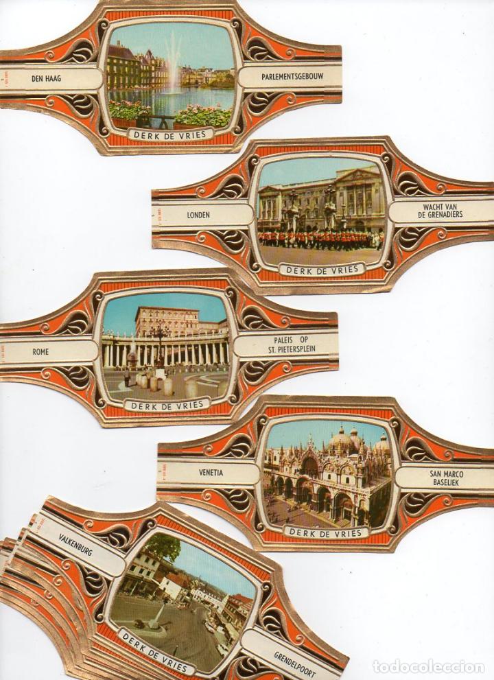 Vitolas de colecci&oacute;n: Vijosefa. Serie Derk de Vries -Turismo , serie 103. 10 vitolinas.