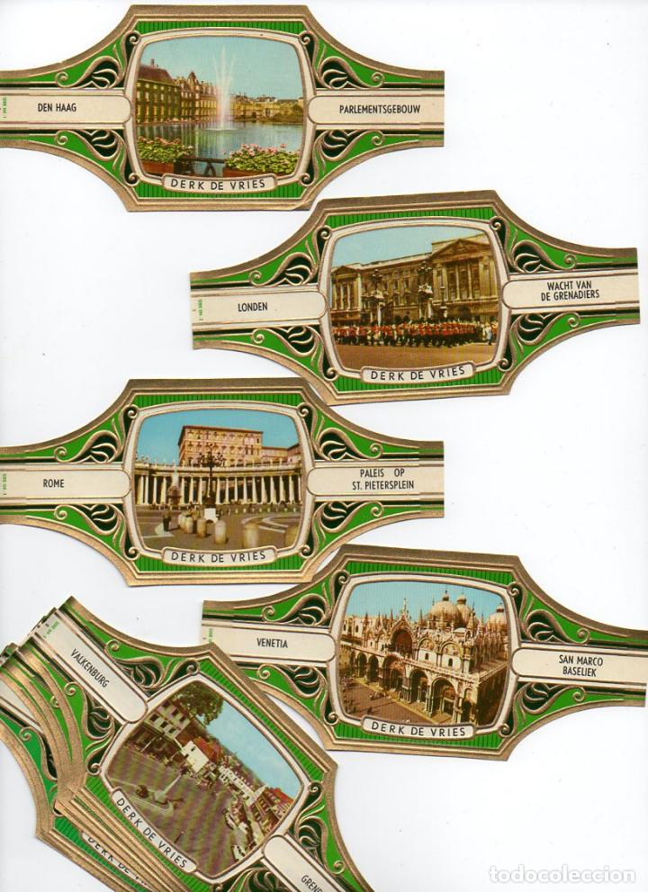 Vitolas de colecci&oacute;n: Vijosefa. Serie Derk de Vries -Turismo , serie 104. 10 vitolinas.