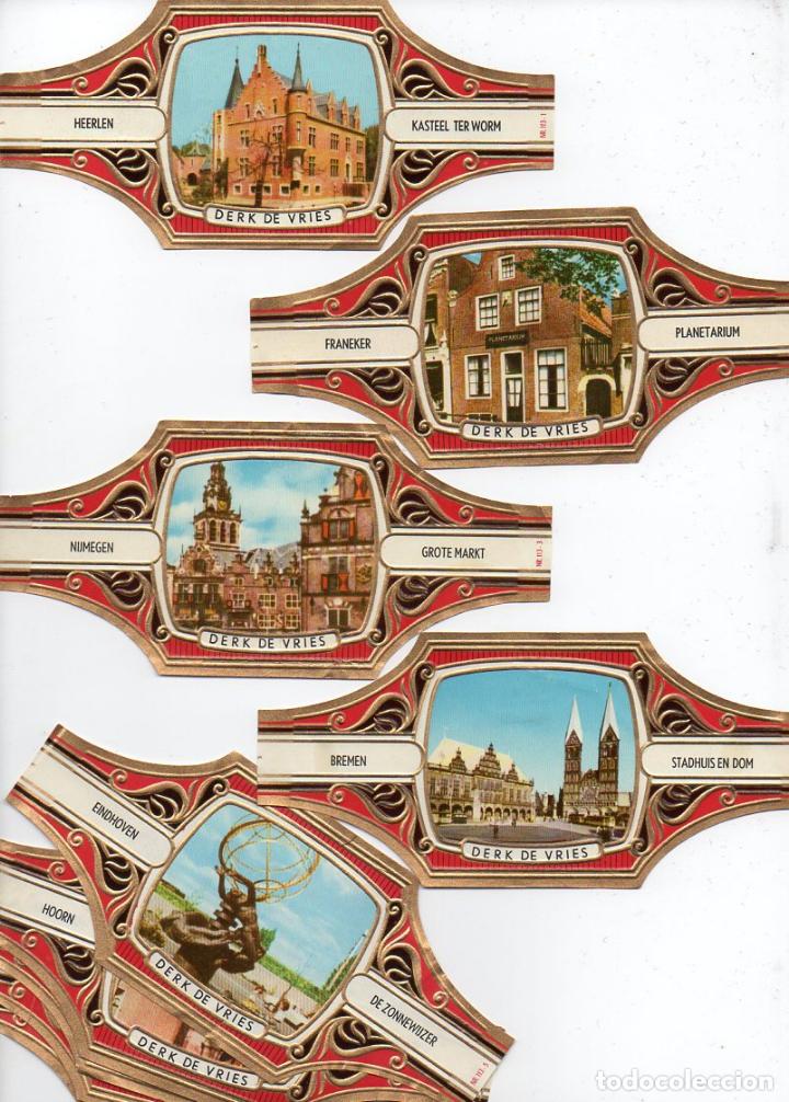 Vitolas de colecci&oacute;n: Vijosefa. Serie Derk de Vries -Turismo , serie 113. 10 vitolinas.