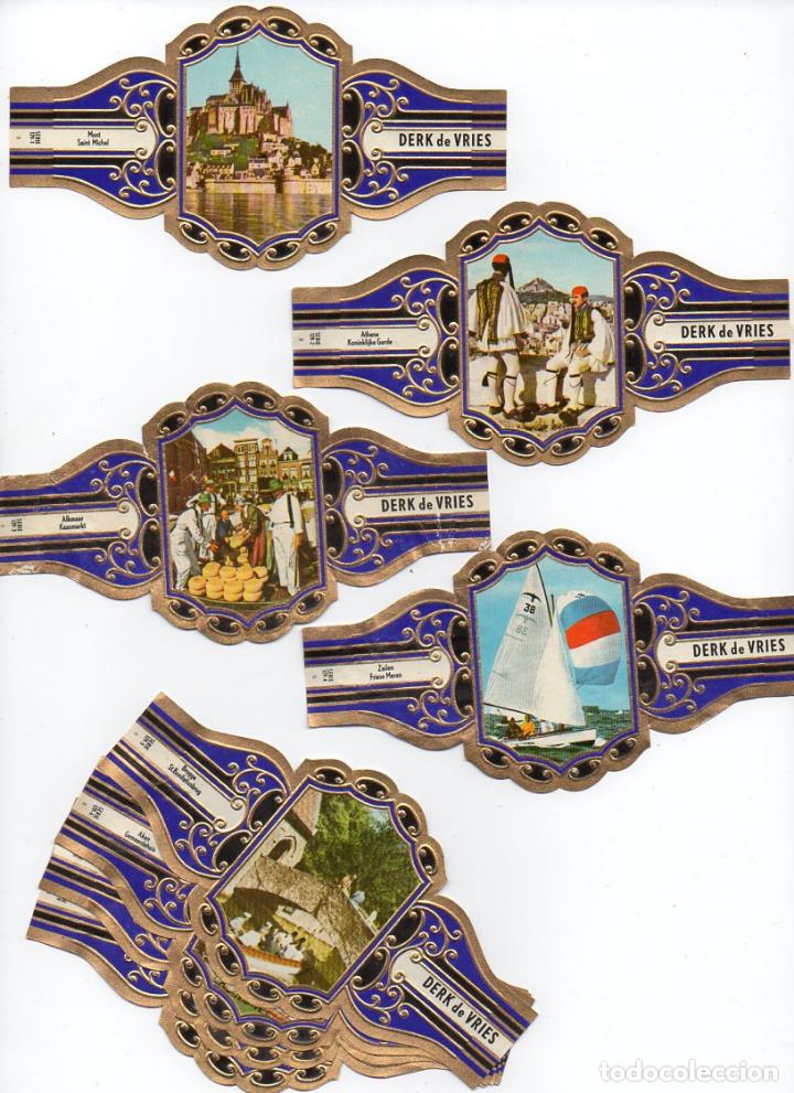 Vitolas de colecci&oacute;n: Vijosefa. Serie Derk de Vries -Turismo , serie 129. 10 vitolinas.