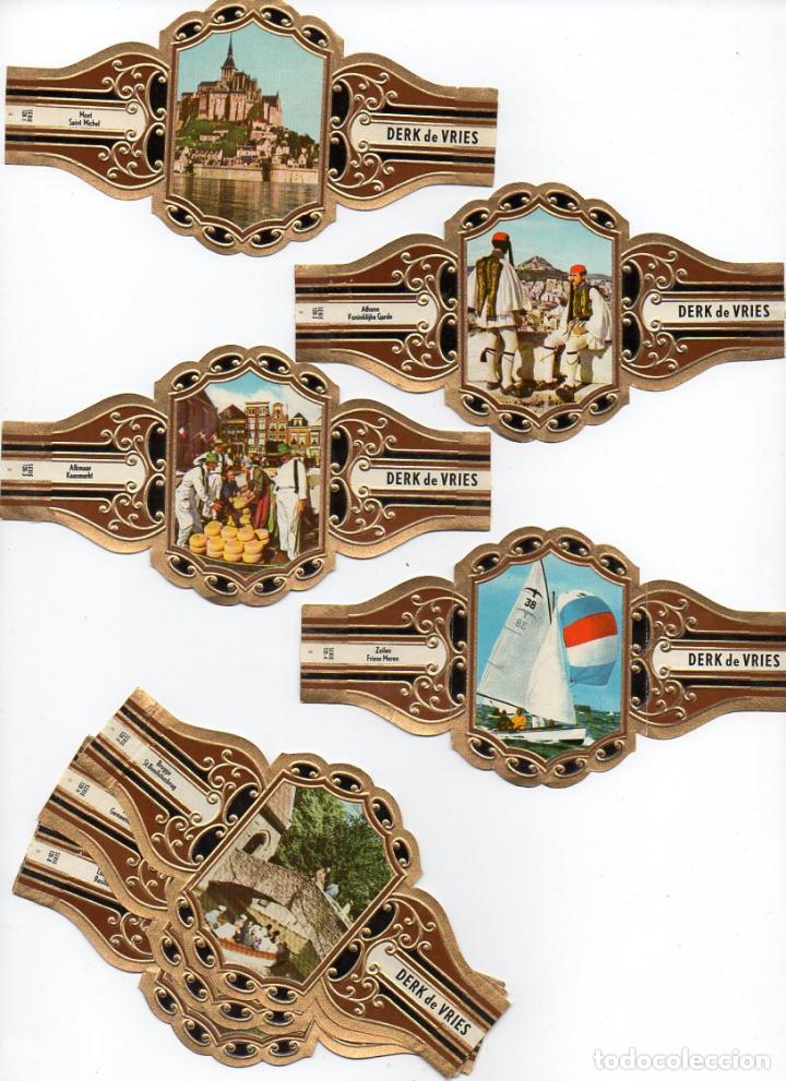Vitolas de colecci&oacute;n: Vijosefa. Serie Derk de Vries -Turismo , serie 128. 10 vitolinas.