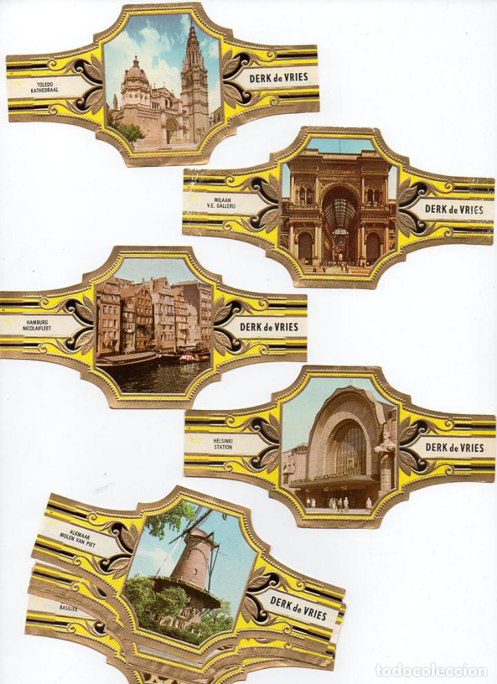 Vitolas de colecci&oacute;n: Vijosefa. Serie Derk de Vries -Turismo , serie 207. 10 vitolinas.
