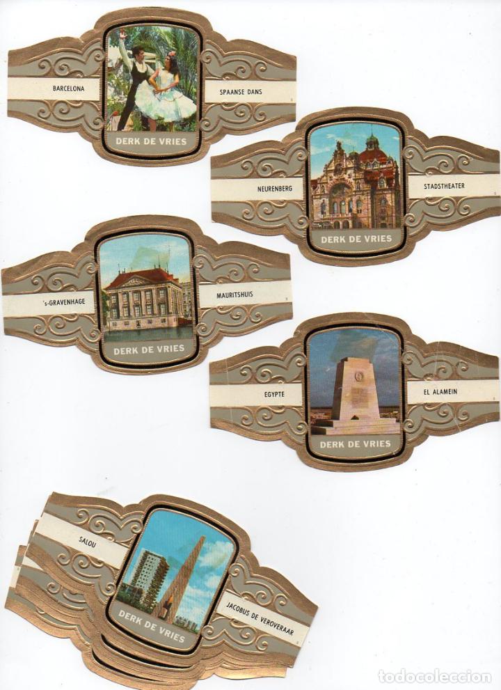 Vitolas de colecci&oacute;n: Vijosefa. Serie Derk de Vries -Turismo , serie 223. 10 vitolinas.
