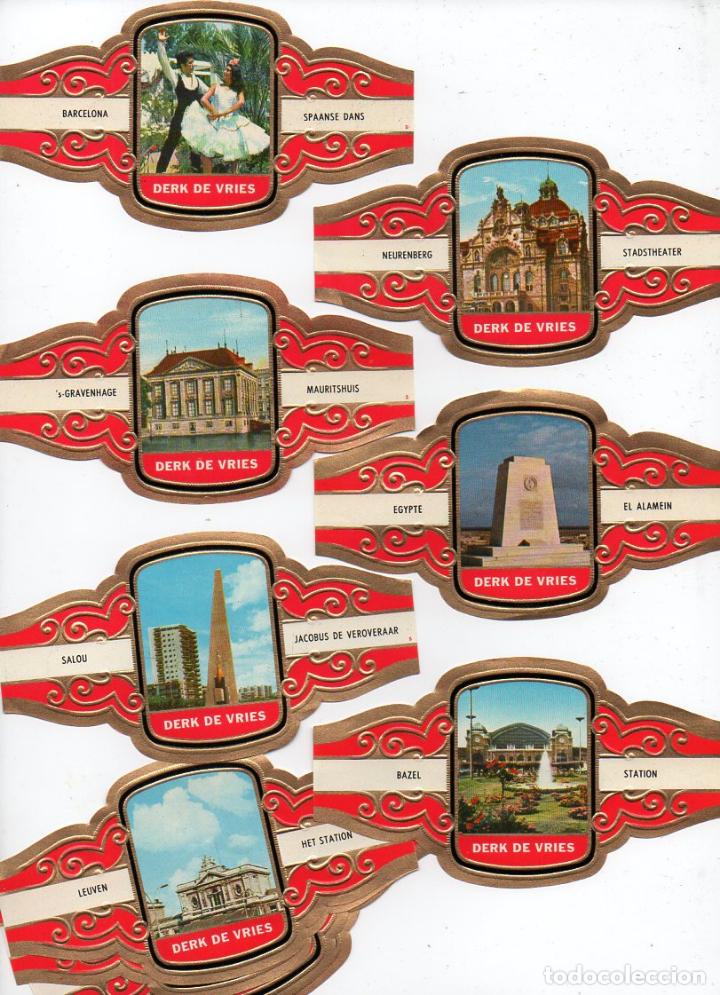 Vitolas de colecci&oacute;n: Vijosefa. Serie Derk de Vries -Turismo , serie 224. 10 vitolinas.