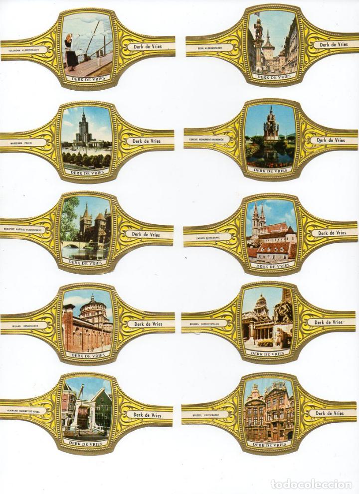 Vitolas de colecci&oacute;n: Vijosefa. Serie Derk de Vries -Turismo , serie 273. 10 vitolinas.