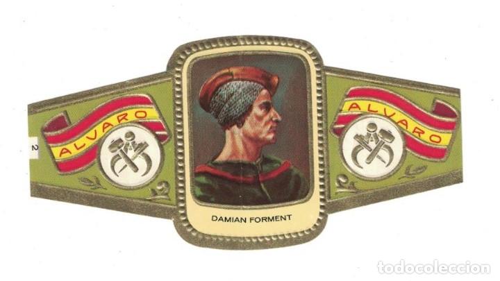 Bagues de cigare de collection: (XV-020) - Vitolas - Alvaro - Escultores N&ordm; 2 - DAMIAN FORMENT