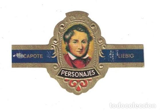 Sammlung von Banderolen: (XV-020) - Vitolas - Capote - Personajes serie H N&ordm; 5 - LIEBIG
