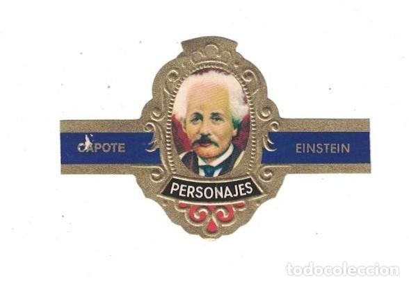 Sammlung von Banderolen: (XV-020) - Vitolas - Capote - Personajes serie H N&ordm; 17 - EINSTEIN