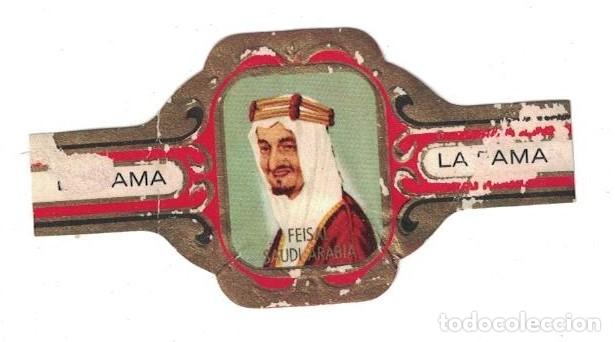 Sammlung von Banderolen: (XV-020) - Vitolas - La Fama - Gobernantes Reales - FEISAL ARABIA SAUDI