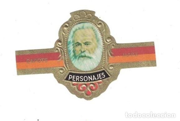 Sammlung von Banderolen: (XV-020) - Vitolas - Capote - Personajes serie I N&ordm; 11 - MARX