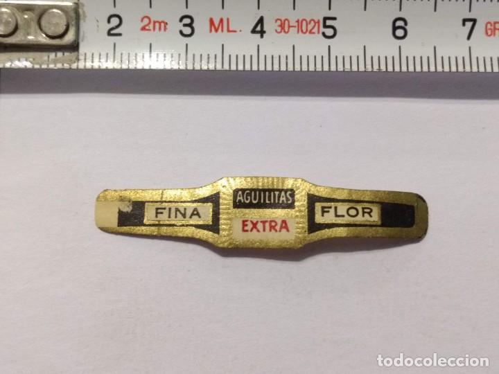 An&eacute;is de charuto de cole&ccedil;&atilde;o: ANTIGUA VITOLA FINA FLOR AGUILITAS EXTRA- VITOLAS - PUROS - CIGARRO