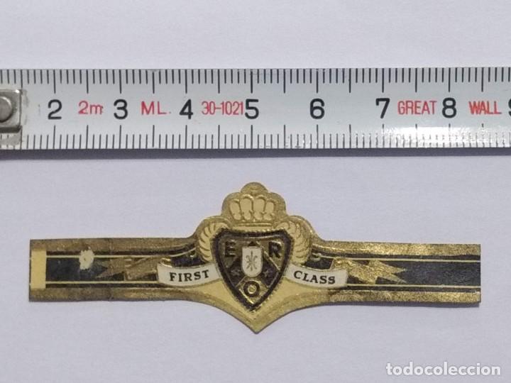 An&eacute;is de charuto de cole&ccedil;&atilde;o: ANTIGUA VITOLA ERO FIRST CLASS- VITOLAS - PUROS - CIGARRO