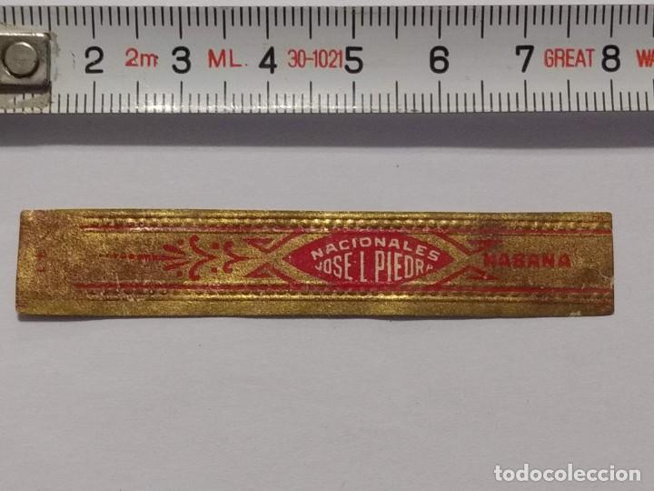 Collection cigar bands: ANTIGUA VITOLA HABANA NACIONALES JOSE LUIS PIEDRA- VITOLAS - PUROS