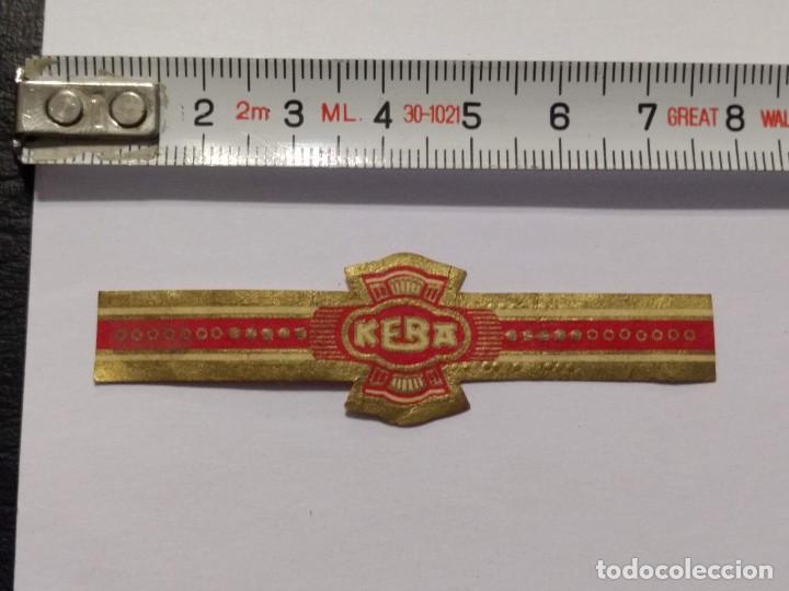 Collection cigar bands: LOTE 3 ANTIGUA VITOLA KEBA ZIGARREN VITOLAS - PUROS