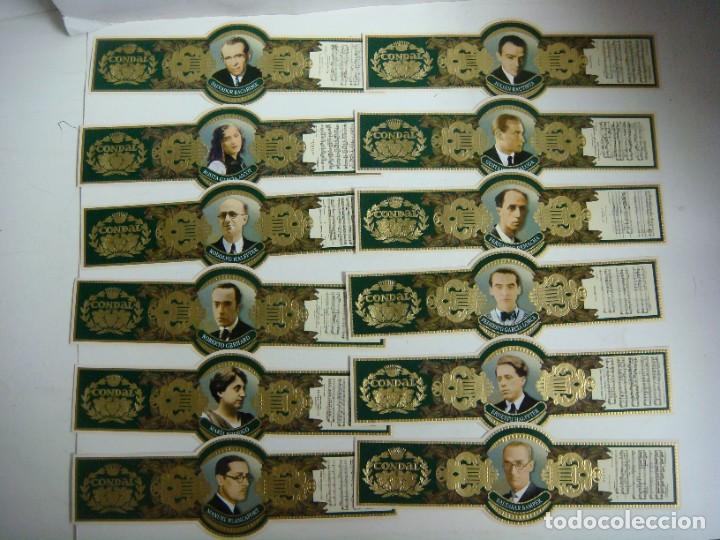 Vitolas de colecci&oacute;n: VITOLA COLECCION DE COMPOSITORES ESPA&Ntilde;OLES GENERACION DEL 27 SERIE III 12 VIT DE CONDAL