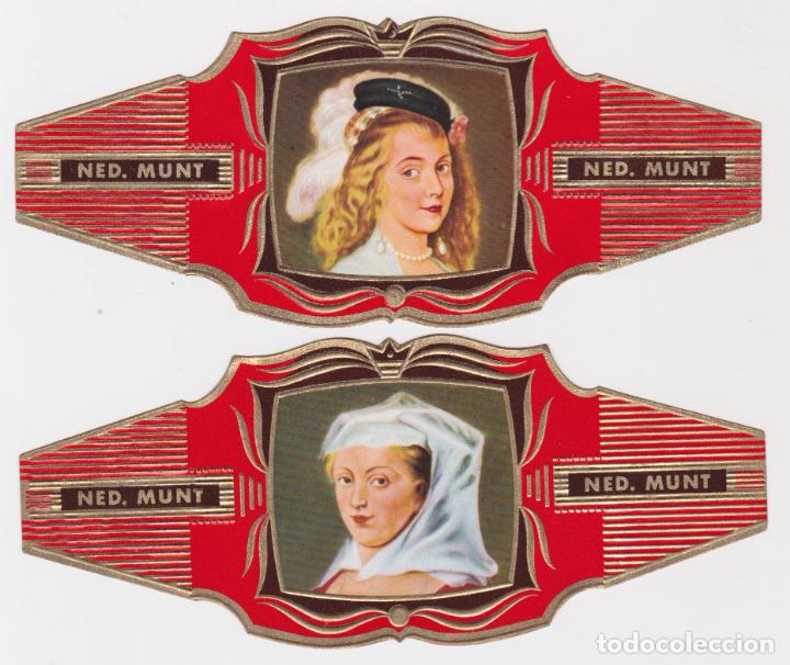 Bagues de cigare de collection: NED. MUNT &ndash; 2 VITOLINAS (N&ordm; 6 y 12)