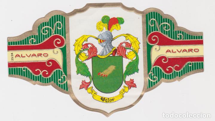 Vitolas de colecci&oacute;n: ALVARO &ndash; COLECCION HERALDICA SERIE IV VALOR &ndash; N&ordm; 23/24 &ndash; 1VITOLA