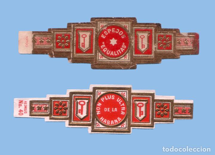 Sammlung von Banderolen: 2 VITOLAS ANTIGUAS - SIN MARCA