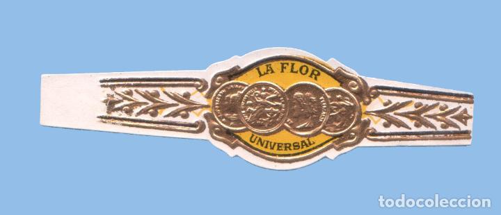 Sammlung von Banderolen: VITOLA MEXICANA ANTIGUA - MARCA LA FLOR UNIVERSAL - TEM&Aacute;TICA MONEDAS Y MEDALLONES