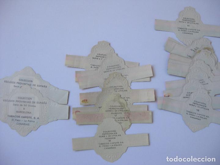 Vitolas de colecci&oacute;n: VITOLAS CAPOTE LOTE DE 20 - Foto 5