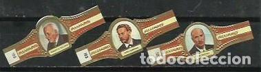 Vitolas de colecci&oacute;n: ALVARO.-ID 58-89.-SERIE INVENTORES.-N&ordm;S 100-103-105