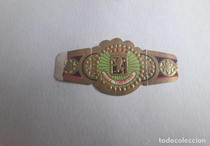 Collection cigar bands: vitola de puro, Aguila Tinerfe&ntilde;a.