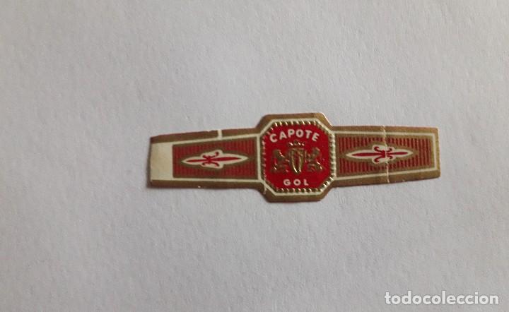 Collection cigar bands: vitola de puro, capote, gol.