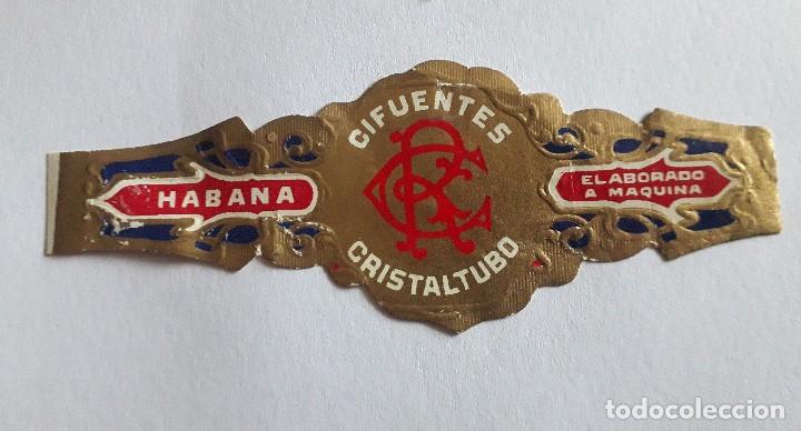 Collection cigar bands: vitola de puro, Cifuentes, cristaltubo.