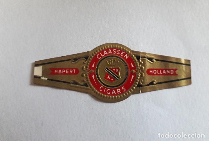 Collection cigar bands: vitola de puro, Claassen cigars, Hapert. Holland