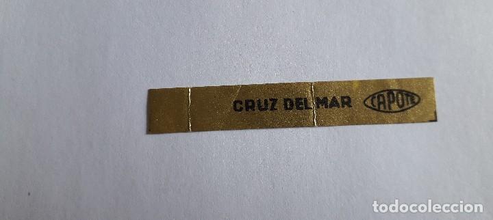 An&eacute;is de charuto de cole&ccedil;&atilde;o: vitola de puro, Cruz del mar, capote.