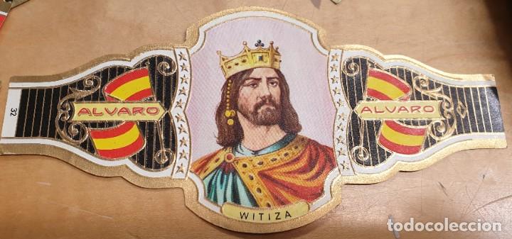 Bagues de cigare de collection: VITOLA ALVARO REYES DE ESPA&Ntilde;A WITIZA N&ordm; 32 14,5X7 CM.
