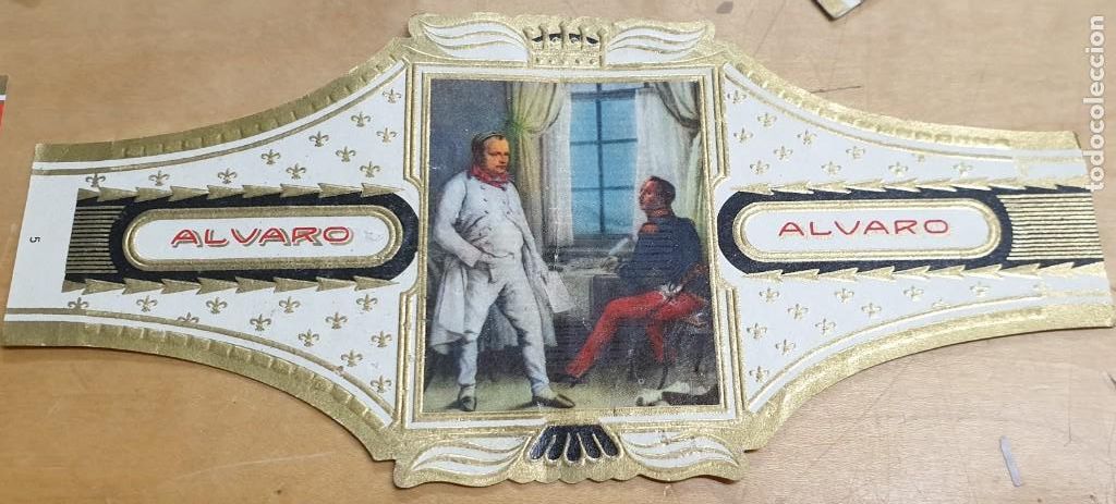 Vitolas de colecci&oacute;n: VITOLA ALVARO NAPOL&Eacute;ON DICTANDO SUS MEMORIAS A GOURGAUD N&ordm; 5 14,5X7 CM.
