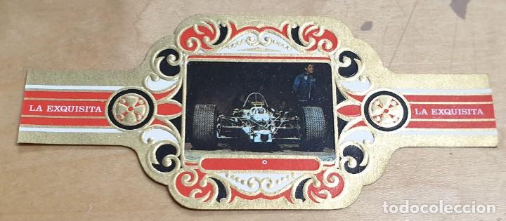 Vitolas de colecci&oacute;n: VITOLA ALVARO SERIE I N&ordm; 19 24 COCHES F&Oacute;RMULA I 9X4 CM.