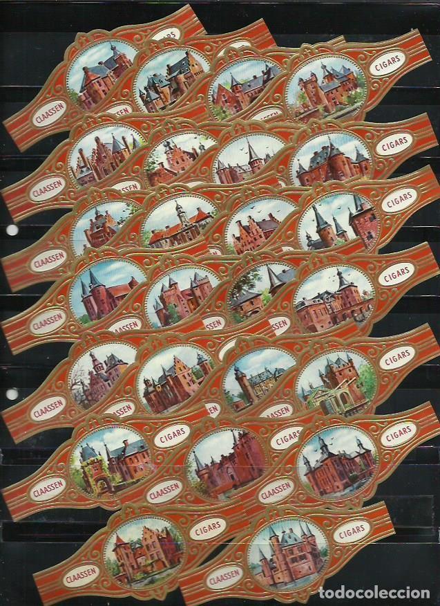 Vitolas de colecci&oacute;n: CLAASSEN-369.- SERIE CASTILLOS.-25 VITOLINAS.-COMPLETA