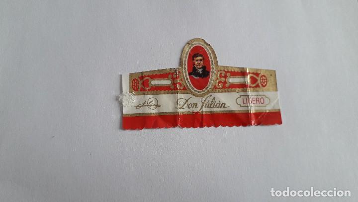 Vitolas de colecci&oacute;n: vitola de puro, Don Juli&aacute;n, ligero.