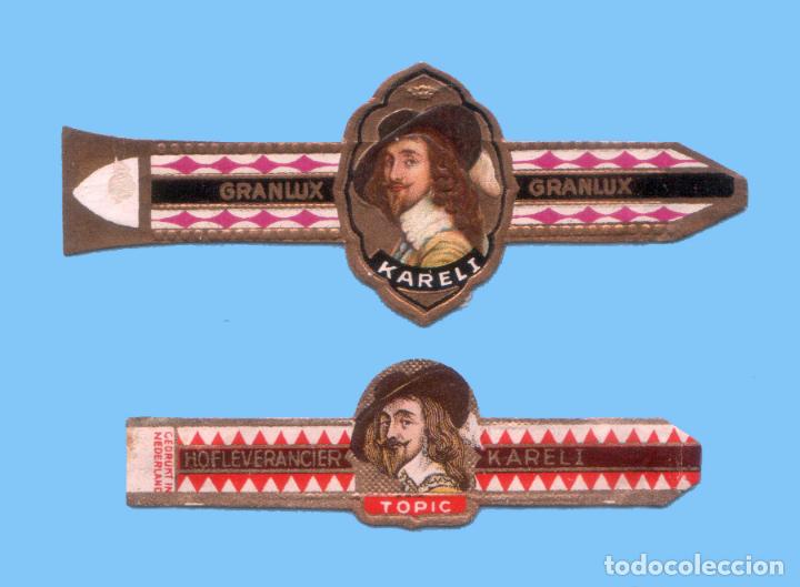 Vitolas de colecci&oacute;n: 2 VITOLAS ANTIGUAS - MARCA KAREL I - PROCEDENCIA HOLANDA