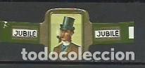 Vitolas de colecci&oacute;n: JUBIL&Eacute;.-ID 393.-SERIE FUMADORES EN PIPA.- VERDE.-VITOLA N&ordm; 32