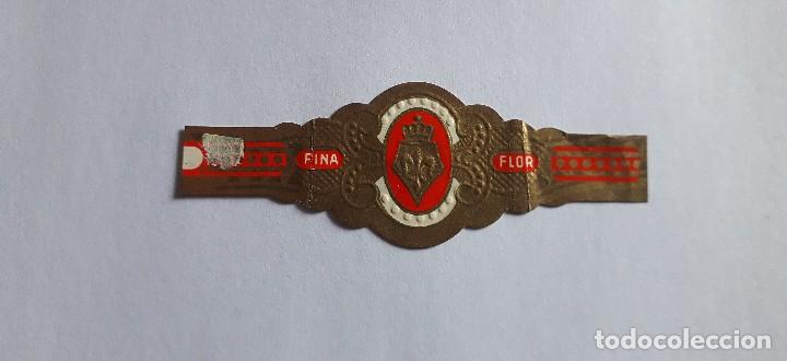 Bagues de cigare de collection: vitola de puro, fina flor.