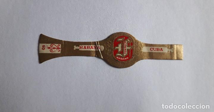 Vitolas de colecci&oacute;n: vitola de puro, Fonseca, Habana. Cuba.