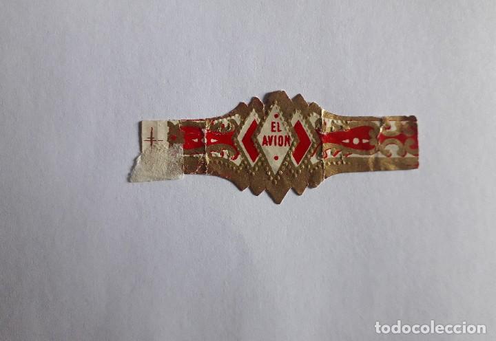 Bagues de cigare de collection: vitola de puro, El avi&oacute;n.