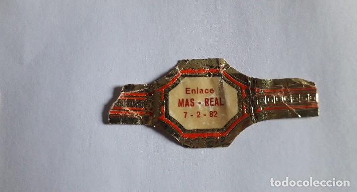 Bagues de cigare de collection: vitola de puro, enlace, Mas-Real, a&ntilde;o 1982